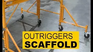 Outriggers for Scaffold Tower Are Adjustable, Provide Safety