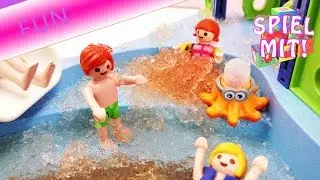 Playmobil Story Deutsch - Playmobil Kita Ausflug in den Schleim- und Aquapark
