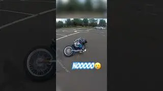 Biker gets clipped by a bad driver and a corvette chases him down 😱 @TheRealSaintD