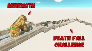 Death Fall Challenge vs Behemoth 🏆 | Will Behemoth Survive? - ARBS: Animal Revolt Battle Simulator