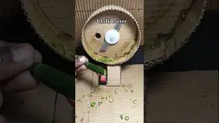 #Chilli cutter machine experiment 🤯#project 🤯