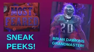 MOST FEARED SNEAK PEEKS! MADDEN MOBILE 21!! BRIAN DAWKINS GRANDMASTER!!