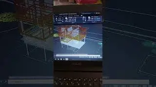 Detailed 3D Structural Layout. #ConstructionDesign #3DModeling #StructuralPlans