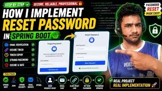 How to make Spring Boot, Java Mail Sender Project || Healthcare Copilot Reset Password 🔑 Feature 