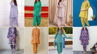 Printed two piece dress designs 2023 || Printed suit designs for summer || Dress Designing Ideas