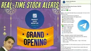Real-Time Stock Alerts 🔔 | Market Data Monitor Grand Opening | Live Analytics for Traders