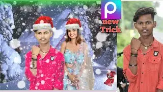 winter photo editing concept/picart winter photo editing full tutorial