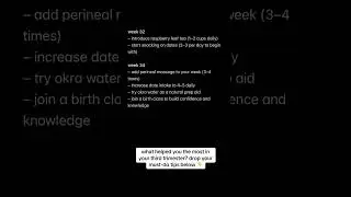 #labourprep #birthready #thirdtrimester #pregnancytips #birthplan #momtobe #pregnancychecklist