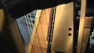 New, Improved harp pedal system, by John Kovac, harp maker