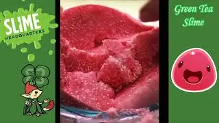 Iceberg Slime , Slime ASMR, Slime tutorial , Slime Recipe &hearts; Green tea Slime