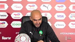 🇲🇦🇹🇿 Conf&eacute;rence de presse de Regragui et Saiss avant le match contre la Tanzanie