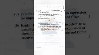 PG 2nd Semester Examination Question,ETC,2019(R),Subject-DCT,Paper-1.2.3
