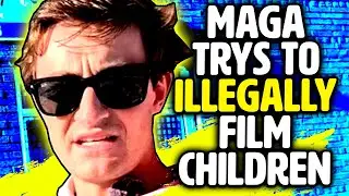 Nick Shirley trying to illegally film children?!?