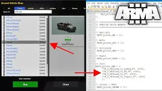 How to change the Prices of Vehicles at KES Vehicle shops in Your Arma 3 Scenarios