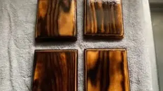Custom wood coaster set! Steps 1-4!