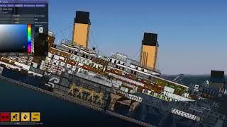 RMS Titanic Sinking in Sinking Simulator