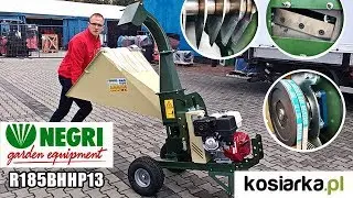 NEGRI R185BHHP13 bio-shredder review - Honda GX390, made in Italy