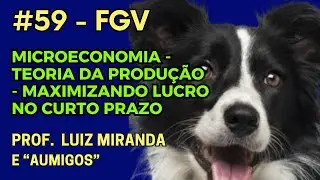 #059 - Microeconomia - Teoria Produ&ccedil;&atilde;o - Maximizando Lucro no Curto Prazo #fgv