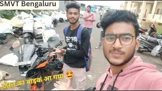 going to receive ktm rc 200 bike|| Bihar to bangalore by train|| #vlog 08|| #bike #acharya institute