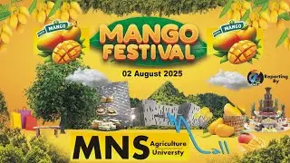 Mango 🥭 Festival in collaboration with MNS Agriculture University Multan