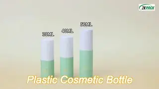 pet plastic cosmetic lotion bottle with 30ml-80ml capacity, free samples, and recyclable travel pack