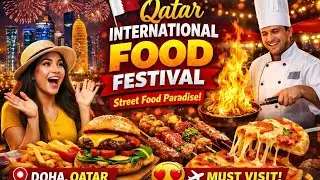 Qatar International Food Festival 2026 🇶🇦 | Food Lovers Ka Jannat #QatarEvents#QatarFoodFestival
