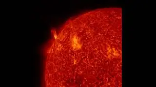 Huge plasma plume on the Sun (January 12th 2022)