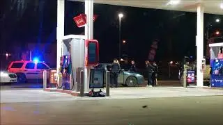 Heavy Police Presence - Circle K on 96 Street - Grande Prairie, AB