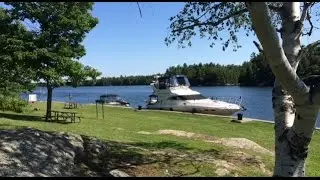 Boating To Swift Rapids Lock Abaord Boogaboo