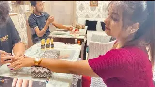 Birthday preparation going on | Gel Nail Polish 1st time | Nail Art experience | #birthday #series