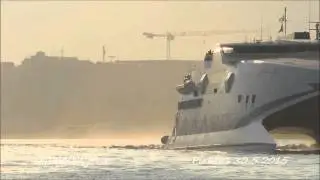 CHAMPION JET 1 maiden departure from Piraeus