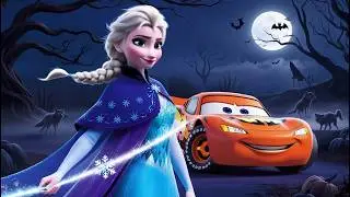 Spooky Night Rescue 👻🚗❄️ | Lightning McQueen & Elsa Save the Lost Ghost Animals