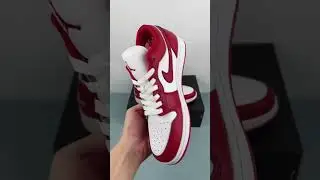 Air Jordan 1 Low Red White 553558-166