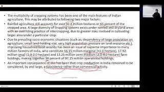 General Studies : Agriculture of India (Module 2)