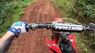 Laps of cotton farm MX track