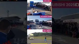 AUTO BRAKE: HOWO 🇨🇳 vs MITSUBISHI 🇯🇵 vs DAF 🇳🇱