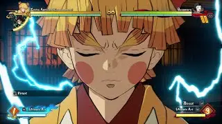 Zenitsu Red Light District Moveset & Vs Battles DLC Gameplay | Demon Slayer Hinokami Chronicles