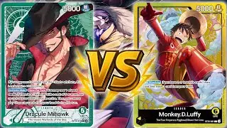 G Mihawk vs Y Luffy | OPTCG Sim Gameplay | OP14
