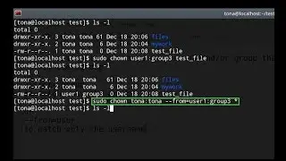 Chown - change file owner and group