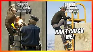 I Tested LADDERS in GTA 5 & GTA 4 | They're Broken 🪜💀
