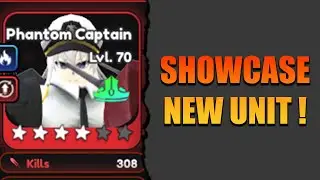 SHOWCASE PHANTOM CAPTAIN (UNEVO), NEW SECRET UNIT - UNIVERSAL TOWER DEFENSE ROBLOX