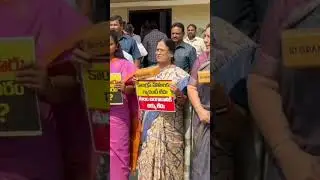 brs MLC'S Staged a protest in legislative council #india #congress #telangana #delhi