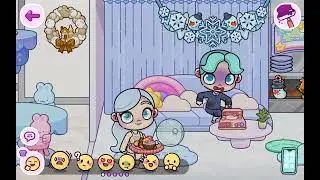 Delicious food in Awatar world ( but in funny ways)🍡🍩🍦🍨🍫🧋🍧🍮🍒🥞🍭🍉🍓🌸