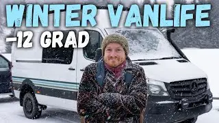 WINTERCAMPING bei -12 Grad ❄️🚐  Mit dem Camper auf der SEISER ALM | Vanlife Doku
