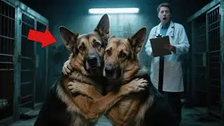 Two Old Shelter Dogs Hugged Moments Before Being Put Down But the Stunned Vet Immediately Halted