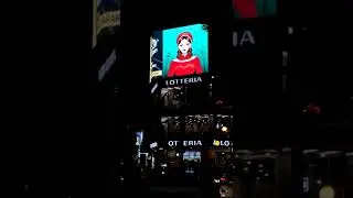 NYE 2022 : our NFTs on a big screen in District 1 Ho Chi Minh City