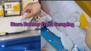 Store Freezer Frost Scraping❄️❄️