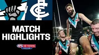 Westhoff's 250th | Port Adelaide v Carlton Highlights | Round 2, 2019 | AFL
