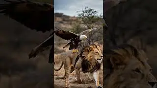 Strong Eagle Captures Lion and Flies to Nest #wildlife