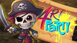 🏴&zwj;☠️🎨Pirate Art Party LIVE | Daughter&rsquo;s Revenge with Xwing & Erik Hodson⚓✏️